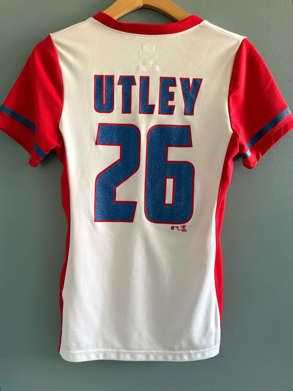 Genuine Merchandise Women’s Philadelphia Phillies Chase Utley 2014 Jersey Top